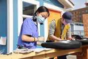 UW Tzu Chi Volunteers at the original developing Rosie's Village