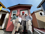 AmeriCorps NCCC members on their last day volunteering with LIHI!