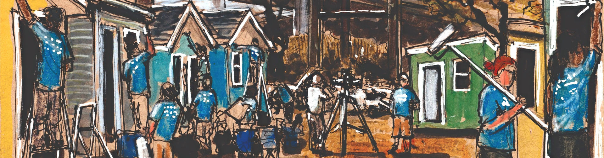 Day of Caring Sketch by David Hingtgen